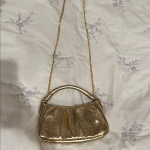 Mango Gold Crossbody Bag